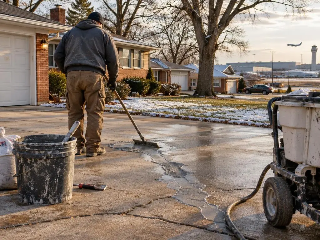 Concrete Crack & Floor Repair in Des Plaines, IL